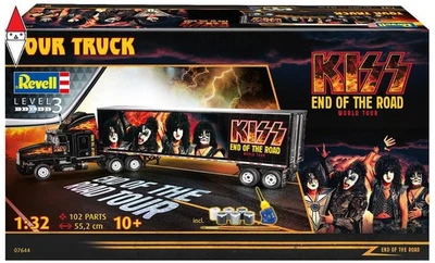 REVELL 1/32 GIFT-SET KISS END OF THE ROAD WORLD TOUR TRUCK - Immagine 1 di 4