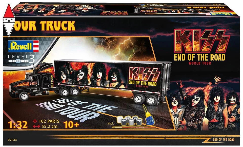 Revell Hobby - 1/32 Gift Set Kiss Tour Truck