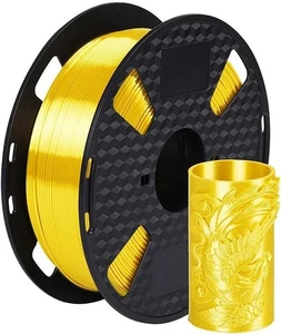 CC3D Shiny Silk Gold Yellow PLA Filament 1,75mm 1KG 3D Drucker Filament - Bild 1 von 6