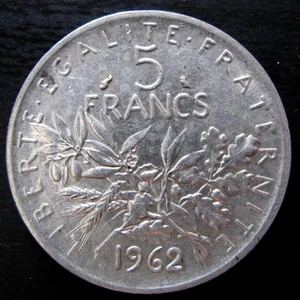 FRANCE - 5 FRANCS 1962 UNC KM# 926 - Imagen 1 de 2