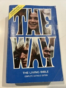 The Way The Living Bible Complete Catholic Edition 1977 Blue - Bild 1 von 4