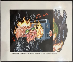 Topps Garbage Pail Kids X Green Day Final Painting AA-12 Refried Radio Album Art - Picture 1 of 3