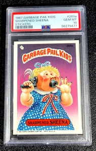 PSA 10 GEM MINT TOPPS SHARPENED SHEENA 1987 GARBAGE PAIL KIDS STICKERS G6109 - Picture 1 of 2