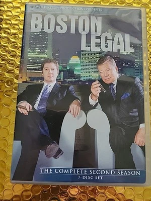 Vintage BOSTON LEGAL , The Complete 2nd Season, 7-Disc Se, Preowned DVDs - Image 1 of 4