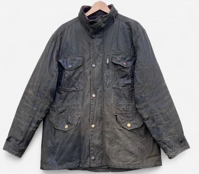 Chaqueta de cera Barbour Sapper verde oscuro para hombre - grande Foto 1 de 4
