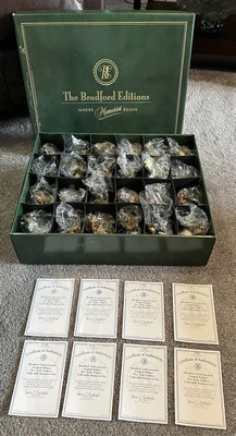 2004 Bradford Exchange NY Yankees Limited Christmas Ornament Set 24 Jeter Rivera - Image 1 of 4