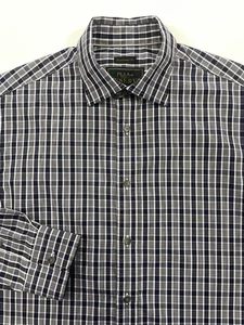 Jos. A. Bank Reserve Men's Small Blue Dress Shirt, Egyptian Cotton, G17IY4 - Picture 1 of 7