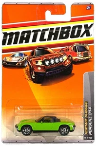 Brand new unopened green 2010 Matchbox #16/100 Heritage Classics Porsche 914 - Picture 1 of 3