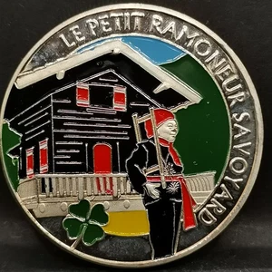 JETON TOURISTIQUE 40mm LE PETIT RAMONEUR SAVOYARD SAVOIE / MEDAILLE - Picture 1 of 2