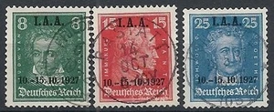 1927 GERMANIA USATO REICH WEIMAR CONGRESSO DEL LAVORO A BERLINO - DE029 - Picture 1 of 1