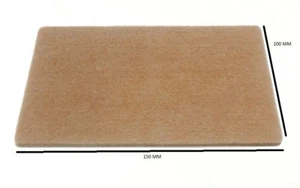 Rechteckig Filzgleiter Selbstklebend 150mm X 100mm X 4mm Packung 2 - Picture 1 of 1