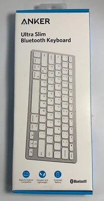 Anker Ultra Slim Bluetooth Keyboard White - Image 1 of 4