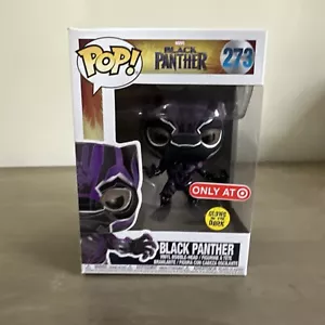 Funko Pop #273 Pantera Nera - Esclusivo bersaglio (viola bagliore) Marvel - Foto 1 di 6