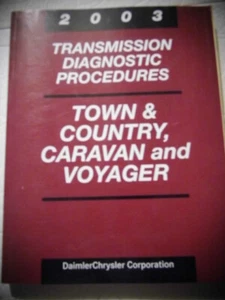 2003 Chrysler Powertrain Procedures Town & Country Caravan Voyager Manual - Picture 1 of 6