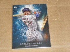 2018 Topps Inception CARLOS CORREA BLUE PARALLEL ASTROS TWINS /25 T830
