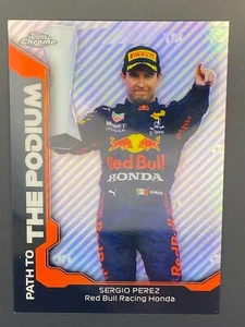 Sergio Perez Topps Chrome 2021 Path To The Podium F1 Insert Formula One Card - Picture 1 of 1