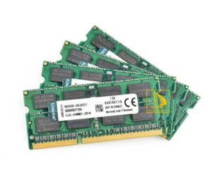 Kingston Kits 4x 8GB 2RX8 PC3-12800S DDR3 1600Mhz SODIMM Laptop Memory RAM..-* - Picture 1 of 12