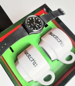 SWATCH: "ESPRESSO" (GB737) SET DI TAZZINE ESPRESSO *NUOVE/OTTIME RARITÀ!* - Foto 1 di 4