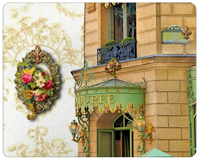 LADUREE PARIS, TABLA DE QUESO/CORTE RECTANGULAR DE VIDRIO TEMPLADO GRANDE Foto 1 de 2