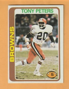 Tony Peters Cleveland Browns 1978 Topps #113 Pauls Valley Oklahoma Sooners - Picture 1 of 2