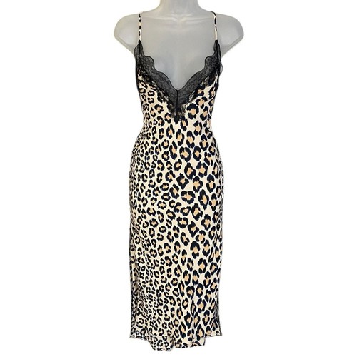 UNDERCOVER Abito Victoria's Secret stampa animalier sexy bordo lave slip medio