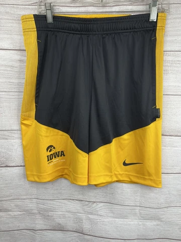 NEW Nike Iowa Hawkeyes On Field Football Training Shorts Men's Size S DN5715-010 Cover