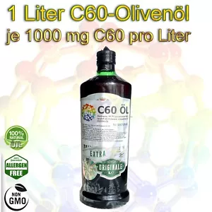 C60 Öl - Olivenöl mit 1g C60 in Originalflasche des Öl-Herstellers - Bild 1 von 4