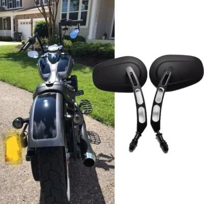 For Harley Davidson Breakout CVO FXSBSE FXSB Motorcycle Rear View Mirrors Black - Изображение 1 из 4