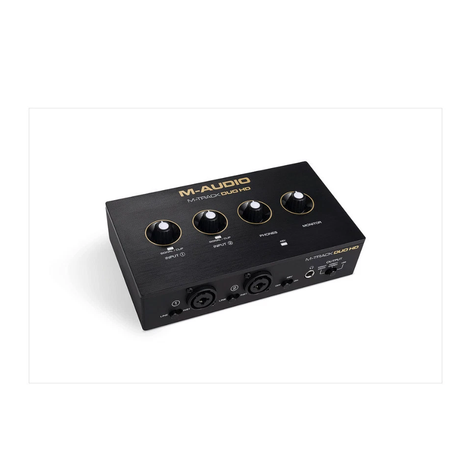 M-Audio M-Track Duo HD Pro-grade 24-bit 2-In 2-Out USB-C Audio Interface - Image 1 of 4