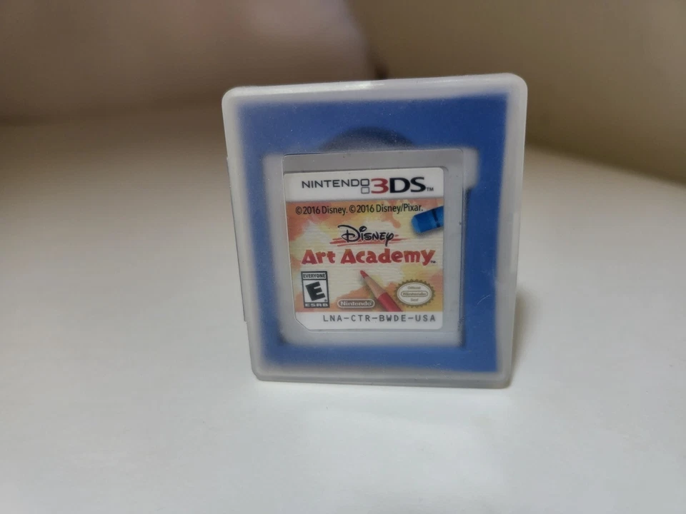 Cartucho de jogo Disney Art Academy com estojo acolchoado azul para Nintendo 3DS TESTADO J30 - Imagem 1 de 2
