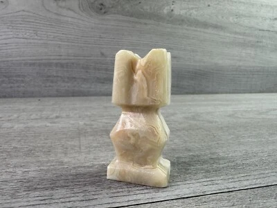 Browns & Whites Marble / Onyx Stone Replacement Rook Chess Piece - Image 1 of 4