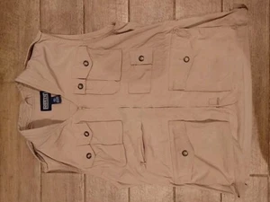Lands' End Nylon Safari Jacket Vest Men's Medium 38-40 Fishing, Camera, Hunting. - Picture 1 of 5