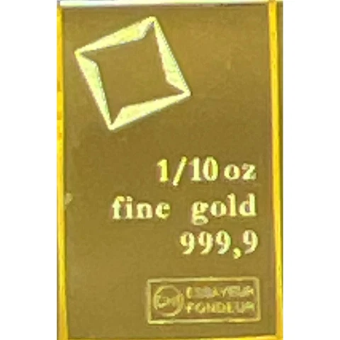 1/10th oz Gold CombiBar™ Valcambi Suisse .9999 Fine Gold - In Stock Cover