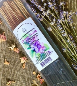 Bastoncini di incenso naturale viola africano fatti a mano e garantiti freschi - Foto 1 di 12