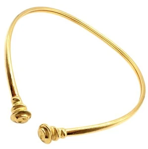 Collar Espiral Griego Oro Amarillo 18k Vintage Estate Ilias Lalaounis - Imagen 1 de 10