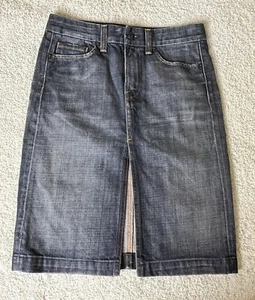 Gonna denim elasticizzata Citizens Of Humanity Sophia #300 taglia 25 fessura USA - Foto 1 di 16
