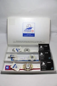 CASIO vintage G-SHOCK Baby-g FRANCE World Cup 98 Official Limited - Picture 1 of 9
