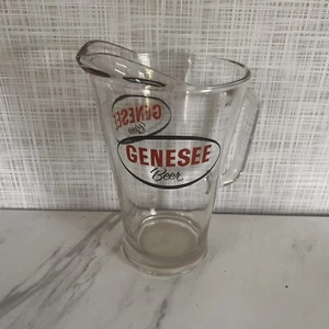 Genesee Bierkrug Rochester NY Brauerei Klarglas Bar Krug - Bild 1 von 2