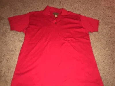 Nueva Camisa Polo Tri-Mountain Dorada Talla Grande Mujer Roja Manga Corta Nueva Foto 1 de 4