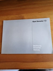 Opel senator betriebsanleitung. neuwertig von 1989. versand kostenlos. - Bild 1 von 1