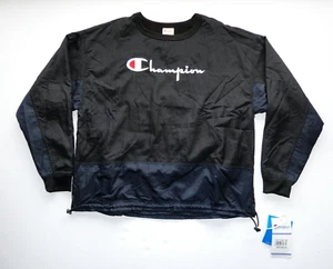 Sweat à capuche Champions Reverse Weave Logo, noir/marine, taille S (S), NEUF avec étiquette - Photo 1/22