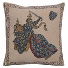 Set of 2 Tournament of Knights 2 French Tapestry Cushion Pillow Covers 16 x 16