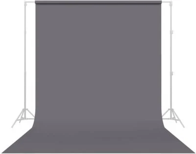 Telón de fondo para fotografía de papel sin costuras Savage - Color #74 Gris humo Foto 1 de 4