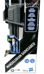 Star Wars Electronic Mandalorian Darksaber Lightsaber Sword Lights Sound FX Neu - Bild 1 von 4