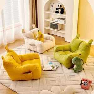 con bolsa de almacenamiento sofá pequeño silla sala sofá perezoso para niños y niñas - Imagen 1 de 15
