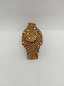 Funda de cintura de cuero occidental para teléfono celular con clip de cinturón pelo de caballo pequeño - Imagen 1 de 6