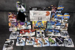 Huge Lot Diecast Hot Wheels Star Wars Marvel Disney Pixar Mario Batman DC Thor - Picture 1 of 8