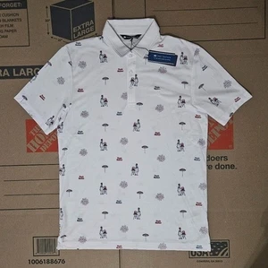 TravisMathew Neighborhood Party Golf Polo Mens Size L - Picture 1 of 4