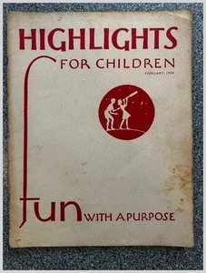 Highlights for Children Magazine Feb 1950 Maud Lindsay Huffman Education Child - Picture 1 of 14