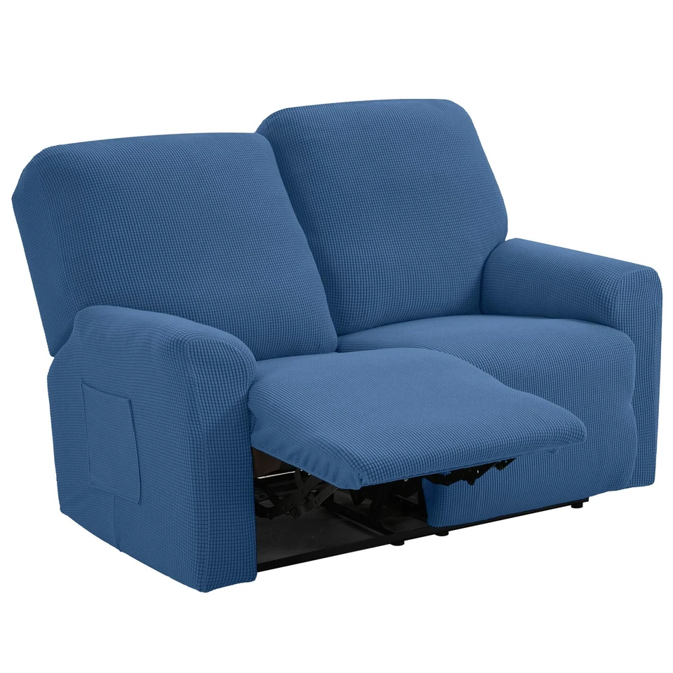 2 Sitzer Sesselschoner Liegestuhlbezug Sesselhusse Sesselschoner für Fernsehs... - Bild 1 von 4